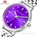 Reloj de mujer de moda de lujo de marca MINI FOCUS